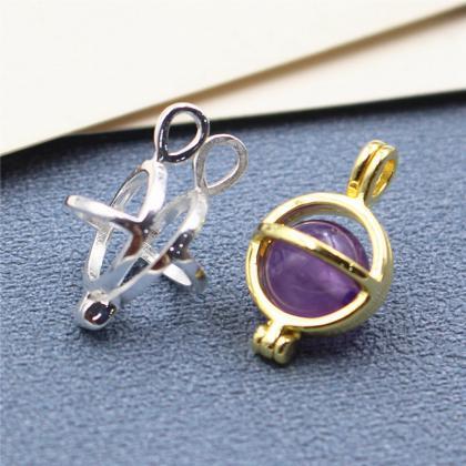 S925 Sterling Silver Round Ball Pin..