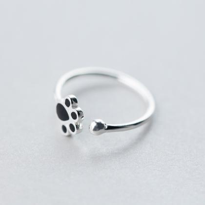 Cat Claw Ring, Sterling Silver Adjustable Cat Claw..