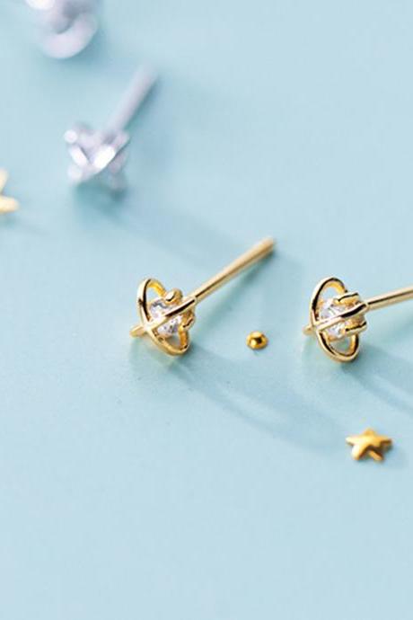 S925 Sterling Silver Flower Ear Studs, CZ Pave Zircon Post Earrings, Women Earrings, Everyday Earrings, Ear Post, Floral Earrings